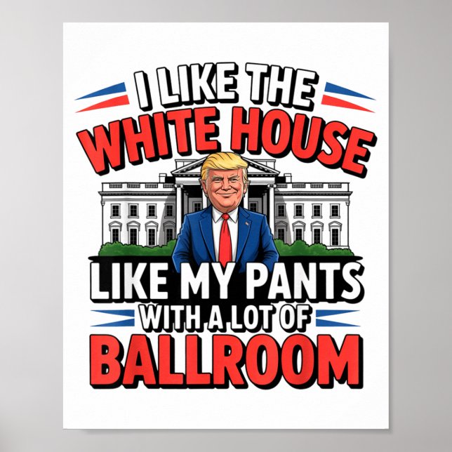 Affiche I Like The White House Like My Pants With A Lot Of (Devant)