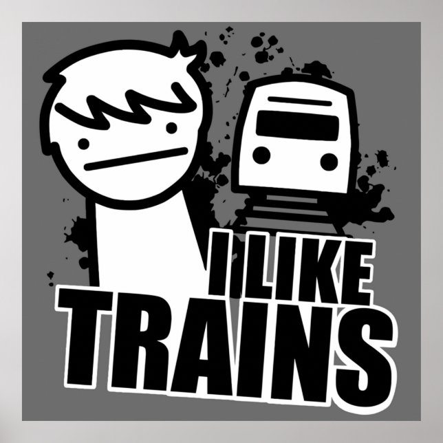 Affiche I Like Trains asdffilm (Devant)