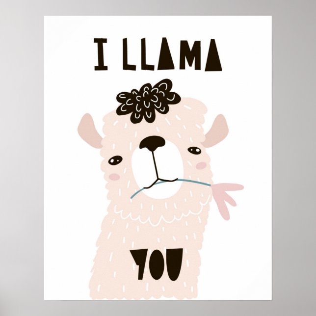 Affiche I Llama You (Devant)