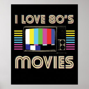 Affiche I Love 80s Movies