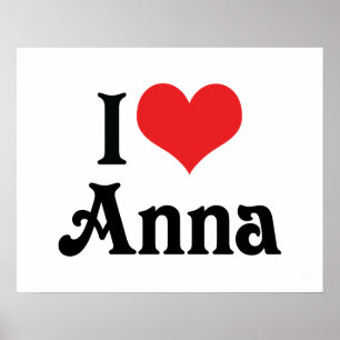 Affiche I Love Anna