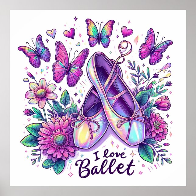 Affiche I Love Ballet (Devant)