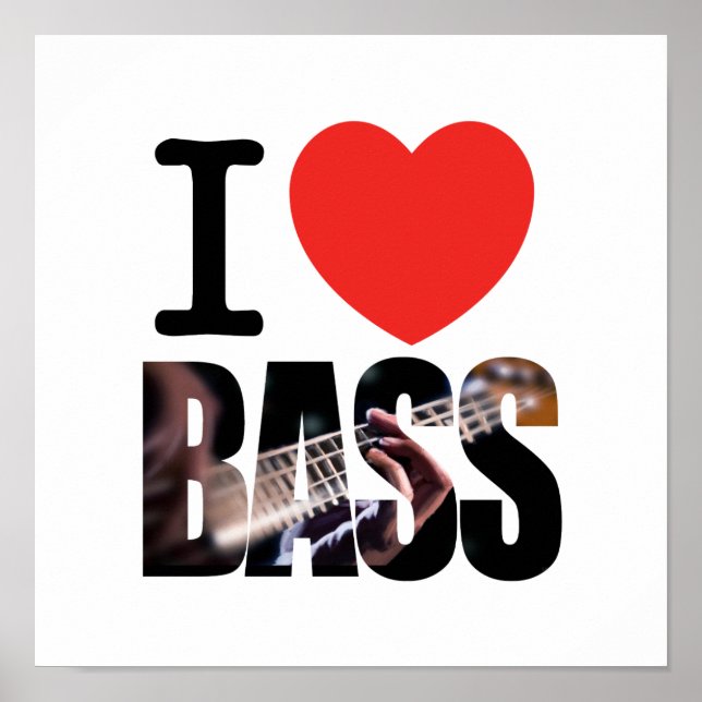 Affiche I Love Bass (Devant)