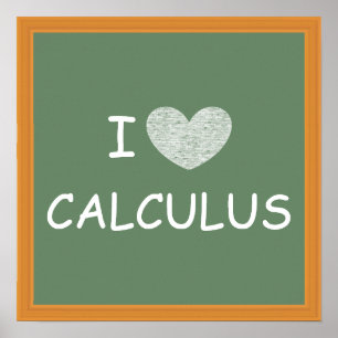 Affiche I Love Calculus