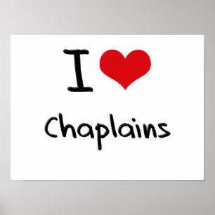 Affiche I love Chaplains