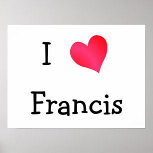 Affiche I Love Francis