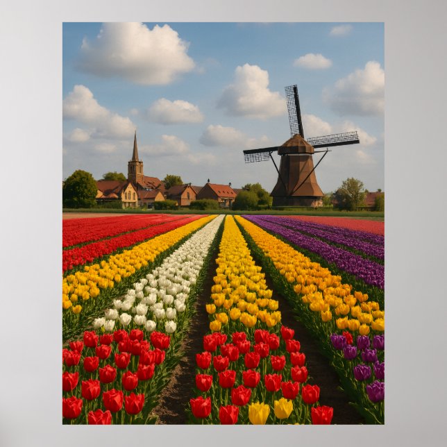 Affiche I love Hollland (Devant)