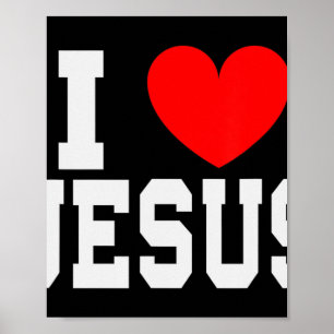 Affiche I Love Jesus T-ShirtEs-tu un dévot patriotique de