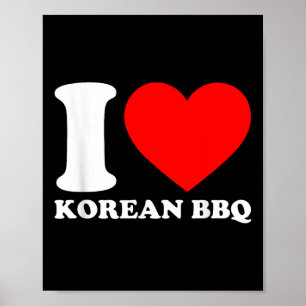 Affiche I Love Korean Bbq