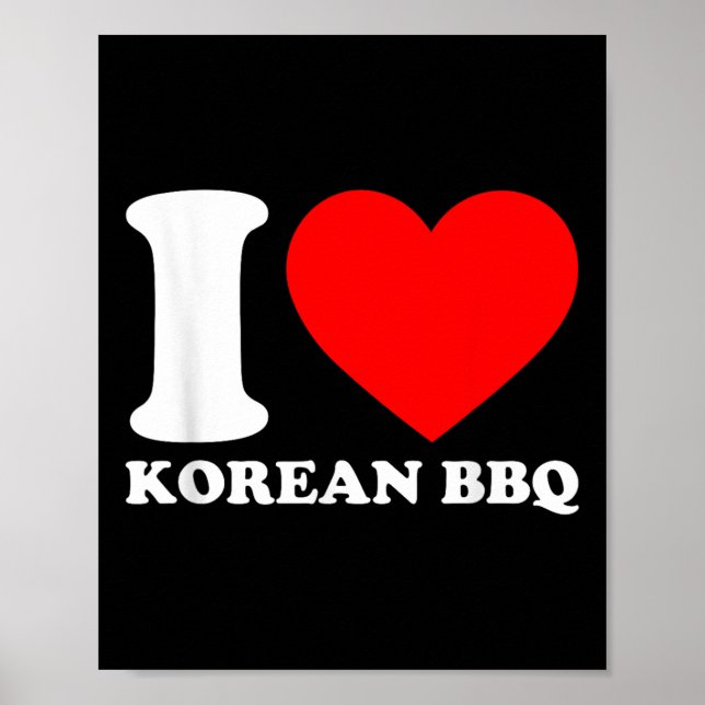Affiche I Love Korean Bbq (Devant)