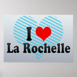 Affiche I Love La Rochelle, France