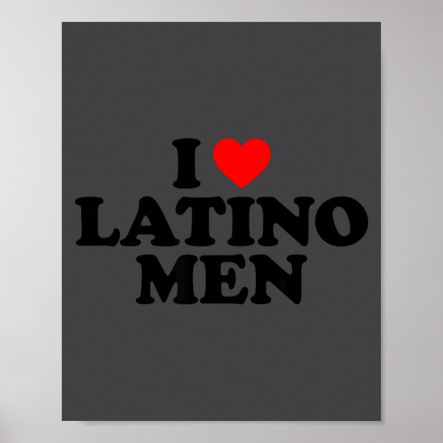 Affiche I Love Latino Men  (Devant)