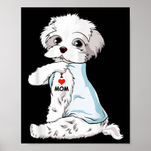 Affiche I Love Maman Tattoo Havanese Maman Amoureux des ch