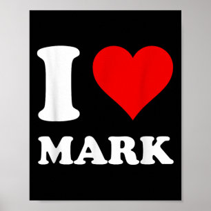 Affiche I Love Mark