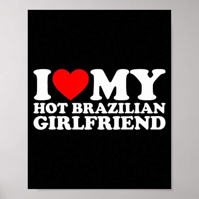 Affiche I Love My Hot Brazilian Girlfriend  (Devant)