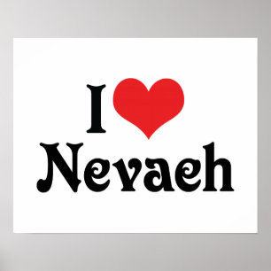 Affiche I Love Nevaeh