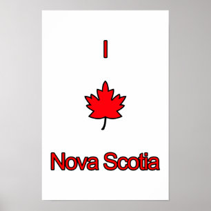 Affiche I Love Nova Scotia