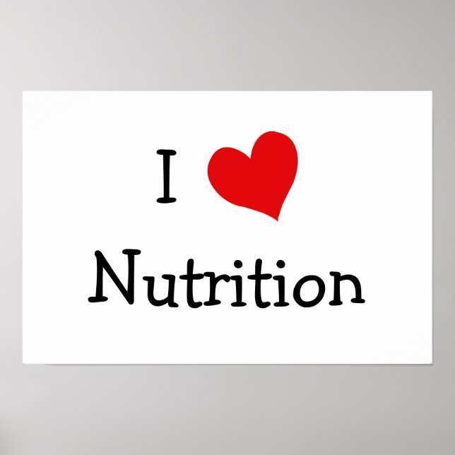 Affiche I Love Nutrition (Devant)