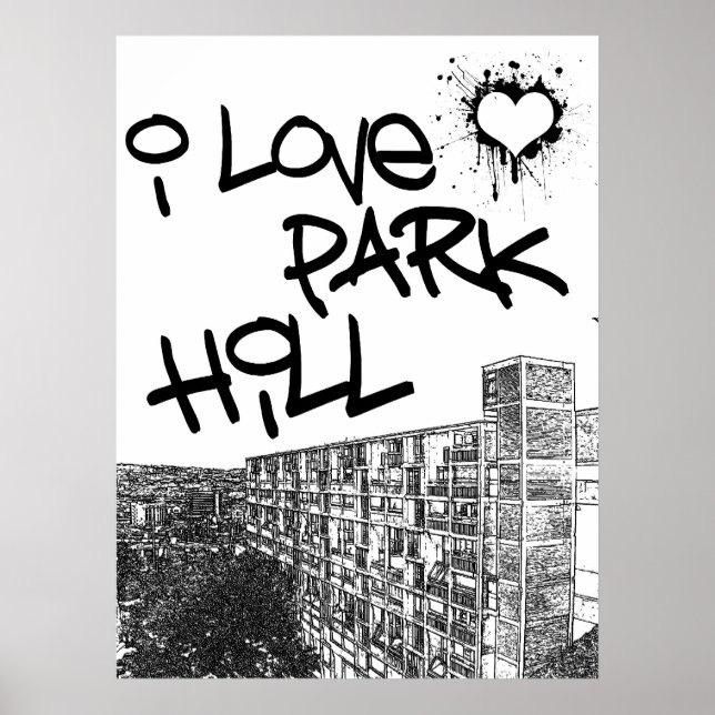 Affiche I Love Park Hill (Devant)