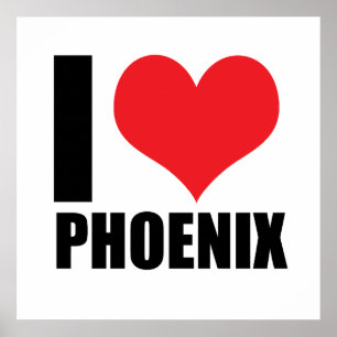 Affiche I love Phoenix