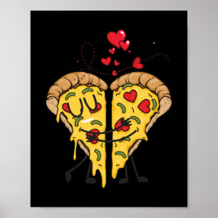 Affiche I Love Pizza Fun Fast Food