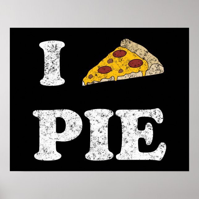 Affiche I Love Pizza Pie (Devant)