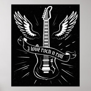 Affiche I Love Rock N Roll