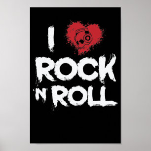 Affiche I Love Rock n Roll