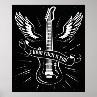 Affiche I Love Rock N Roll