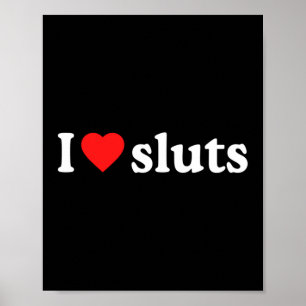 Affiche I Love S ・ I Heart S Y2k Manches longues esthétiqu