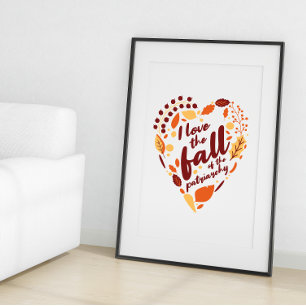 Affiche I Love The Fall of the Patriarchy mignon saisonnie