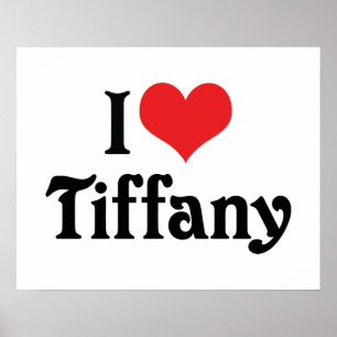 Affiche I Love Tiffany