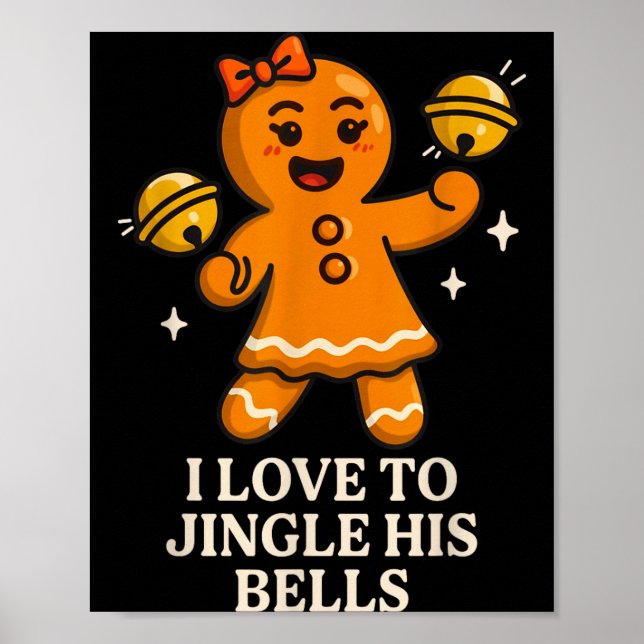 Affiche I Love To Stuff Her Stocking Matching Jingle His B (Devant)