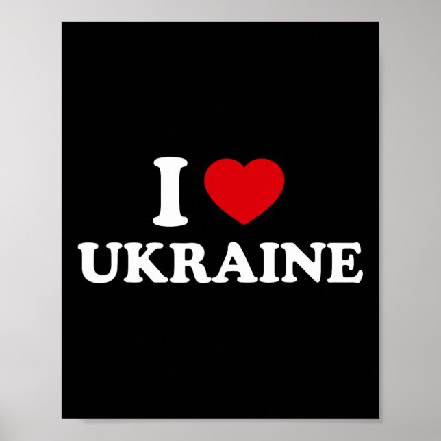 Affiche I Love Ukraine 2  (Devant)