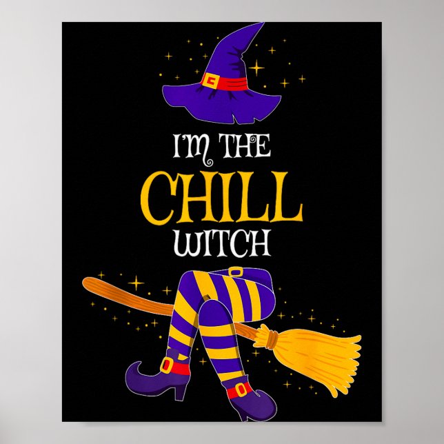 Affiche I’m The Chill Witch Family Matching Costume Hallow (Devant)