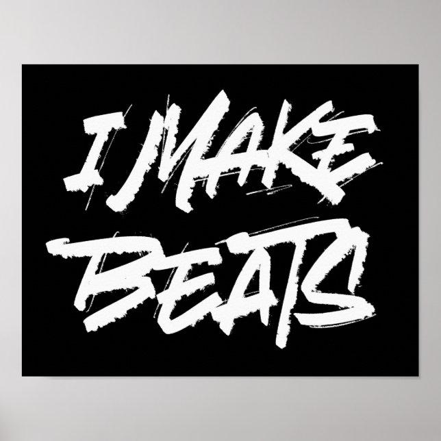 Affiche I make beats (Devant)