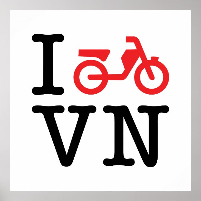 Affiche I Motorbike Vietnam (Devant)