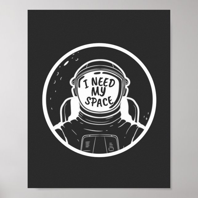 AFFICHE I NEED SPACE (Devant)