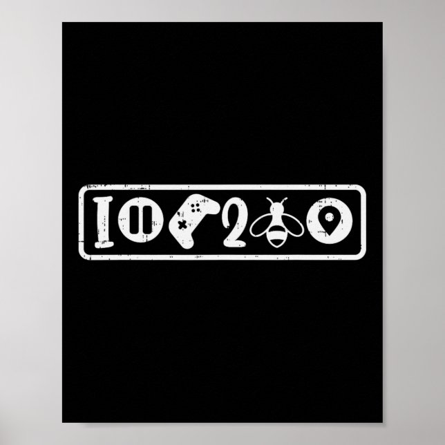 Affiche I Paused My Game To Be Here Icons Cool Gaming Men  (Devant)