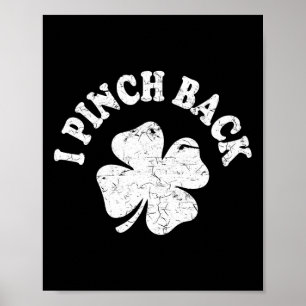 Affiche I Punch Ck Drôle St Patrick's Day I Pinch Ck 1