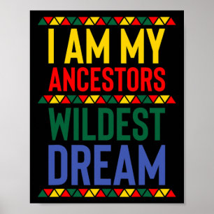 Affiche I Sur My Ancestors Braconnage Dream Black History