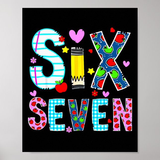 Affiche I Survived 67 Days Of School Funny Meme Teacher St (Devant)