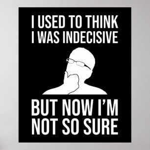 Affiche I Used To Think I Was Indecisive