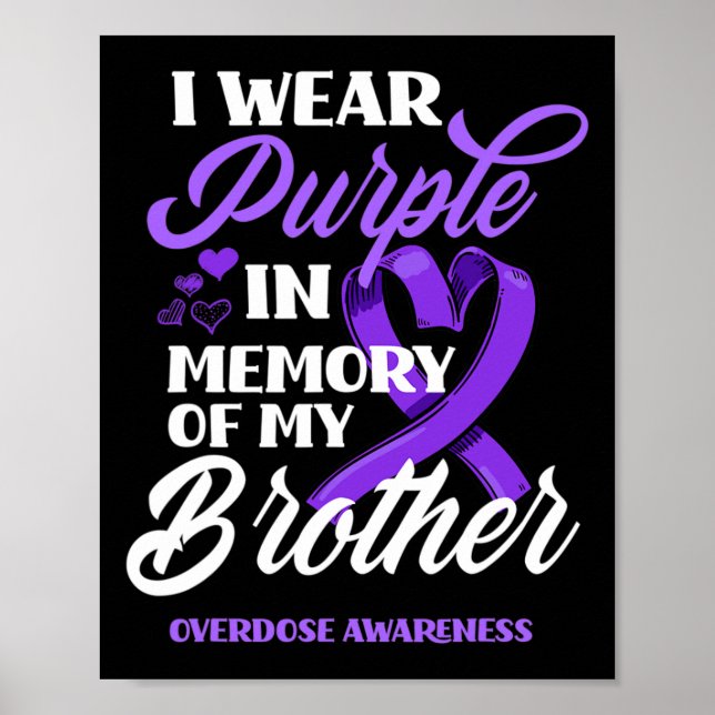 Affiche I Wear Purple (Devant)