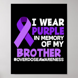 Affiche I Wear Purple