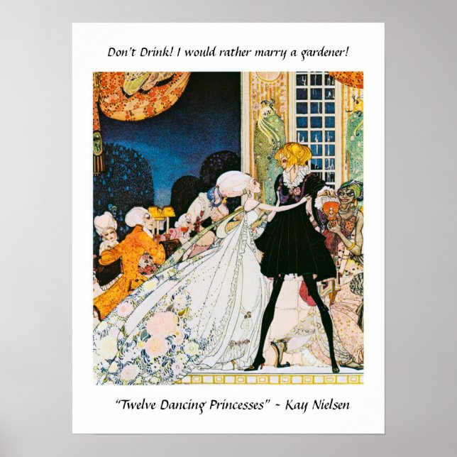 Affiche I would rather marry a gardener! Kay Nielsen (Devant)