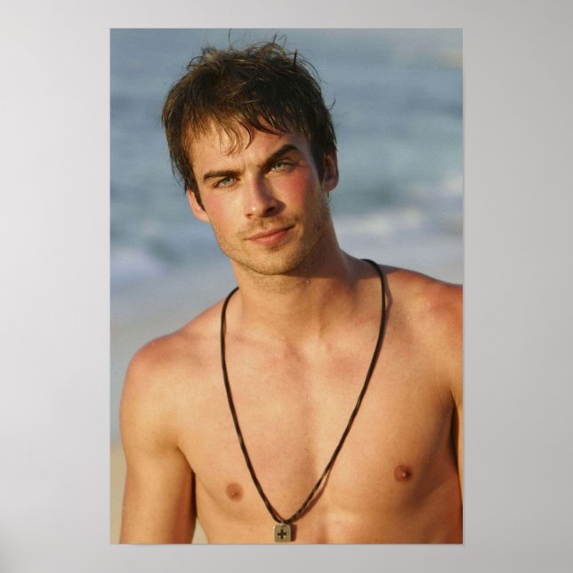 Affiche Ian Somerhalder Shirless (Devant)