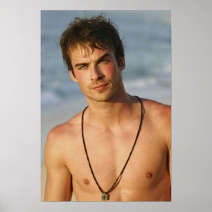 Affiche Ian Somerhalder Shirless