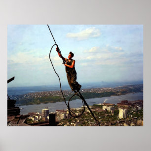 Affiche Icarus Filier Rigging Empire State Building 19