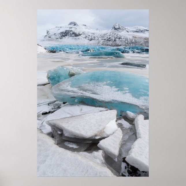 Affiche Ice Glacial Information en hiver (Devant)